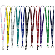1/2” Overseas Silkscreen Lanyard